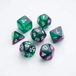 Gamegenic - Galaxy Series RPG Dice Set: Aurora (7 stuks)