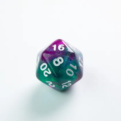 Gamegenic - Galaxy Series RPG Dice Set: Aurora (7 stuks)