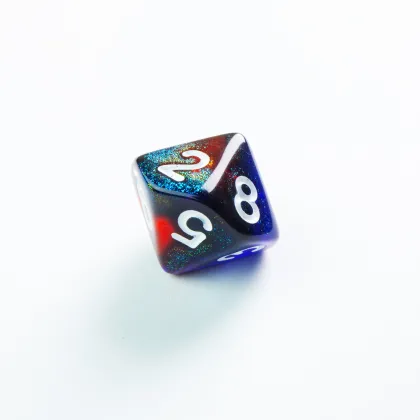 Gamegenic - Galaxy Series RPG Dice Set: Mars (7 stuks)