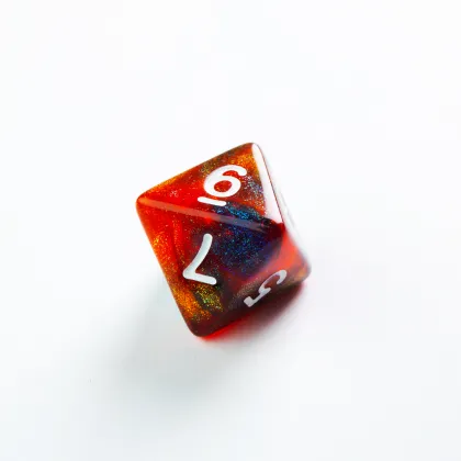 Gamegenic - Galaxy Series RPG Dice Set: Mars (7 stuks)