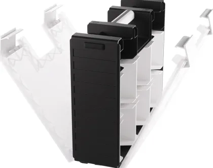 Gamegenic - Game Castle: Black/White/Clear