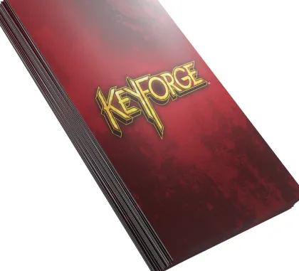 Gamegenic KeyForge Logo Sleeves: Red (40 stuks)