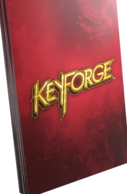 Gamegenic KeyForge Logo Sleeves: Red (40 stuks)
