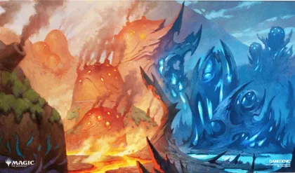 Gamegenic Magic: The Gathering - Shiny Playmat: Lorwyn Eclipsed - Steam Vents