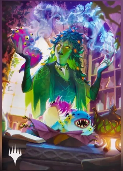Gamegenic Magic: The Gathering - Secrets of Strixhaven Premium Art Sleeves: Dina, Essence Brewer (105 stuks)