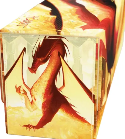 Gamegenic Magic: The Gathering - Dungeon S 550+ Convertible Deckbox: The Hobbit - Smaug, the Golden