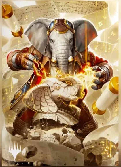 Gamegenic Magic: The Gathering - Secrets of Strixhaven Premium Art Sleeves: Quintorius, History Chaser (105 stuks) (105 stuks)