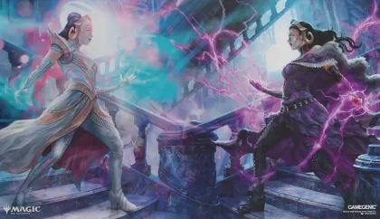 Gamegenic - Magic: The Gathering - Shiny Playmat: Reality Fracture - Liliana, Devoted Healer / Callous Necromancer