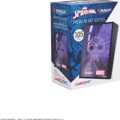 Gamegenic Magic: The Gathering - Prime Art Sleeves: Marvel's Spider-Man - Swamp (100 stuks)