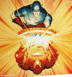 Gamegenic Magic: The Gathering - Prime 2-Player Playmat: Marvel Super Heroes - Iron Man vs Captain America