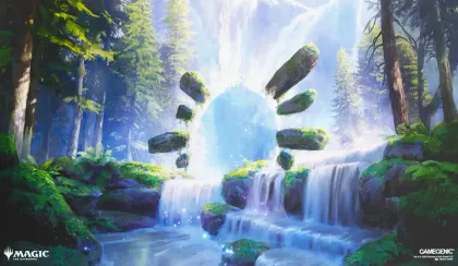 Gamegenic Magic: The Gathering - Prime Playmat: Secrets of Strixhaven - Dreamroot Cascade
