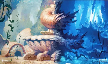 Gamegenic Magic: The Gathering - Shiny Playmat: Lorwyn Eclipsed - Hallowed Fountain
