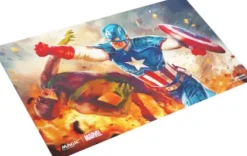 Gamegenic Magic: The Gathering - Prime Playmat: Marvel Super Heroes - Captain America, Super-Soldier