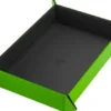Gamegenic - Magnetic Dice Tray Rectangular: Black/Green