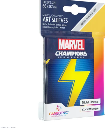 Gamegenic Marvel Champions Art Sleeves - Ms. Marvel (50 stuks)