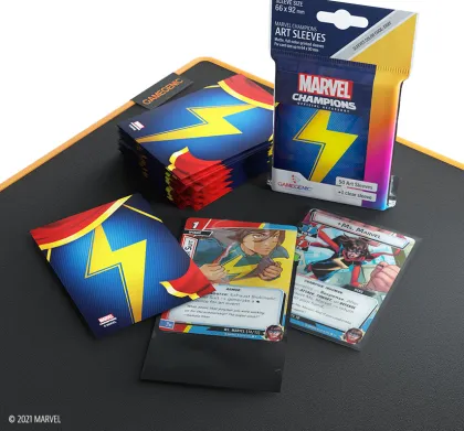 Gamegenic Marvel Champions Art Sleeves - Ms. Marvel (50 stuks)