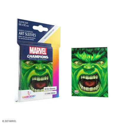 Gamegenic Marvel Champions Art Sleeves - Hulk (50 stuks)