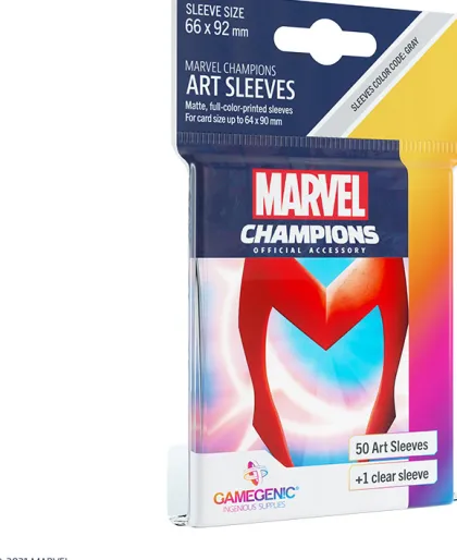 Gamegenic Marvel Champions Art Sleeves - Scarlet Witch (50 stuks)