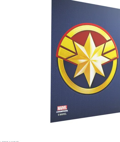 Gamegenic Marvel Champions Art Sleeves - Captain Marvel (50 stuks)
