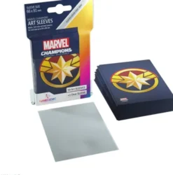 Gamegenic Marvel Champions Art Sleeves - Captain Marvel (50 stuks)