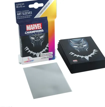 Gamegenic Marvel Champions Art Sleeves - Black Panther (50 stuks)
