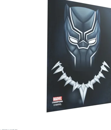 Gamegenic Marvel Champions Art Sleeves - Black Panther (50 stuks)