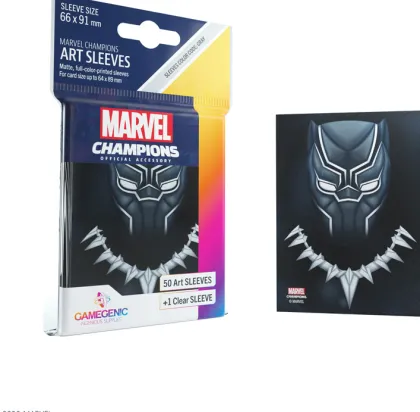 Gamegenic Marvel Champions Art Sleeves - Black Panther (50 stuks)