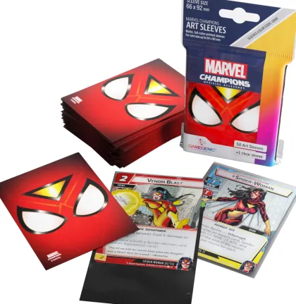 Gamegenic - Marvel Champions Art Sleeves: Spider-Woman (50 stuks)