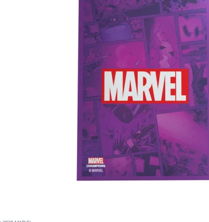 Gamegenic Marvel Champions Art Sleeves - Marvel Purple (50 stuks)