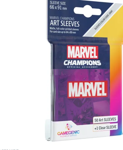 Gamegenic Marvel Champions Art Sleeves - Marvel Purple (50 stuks)