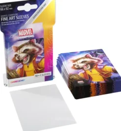 Gamegenic - Marvel Champions Fine Art Sleeves: Rocket Raccoon (50 stuks)