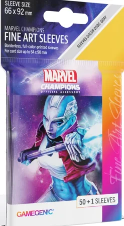 Gamegenic - Marvel Champions Fine Art Sleeves: Nebula (50 stuks)