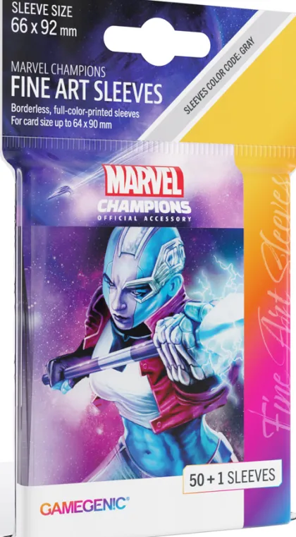 Gamegenic - Marvel Champions Fine Art Sleeves: Nebula (50 stuks)