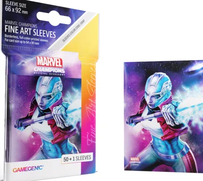 Gamegenic - Marvel Champions Fine Art Sleeves: Nebula (50 stuks)