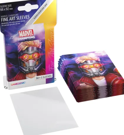 Gamegenic - Marvel Champions Fine Art Sleeves: Star Lord (50 stuks)