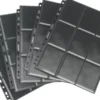 Gamegenic 18-Pocket Sideloading Pages Black (10 stuks)