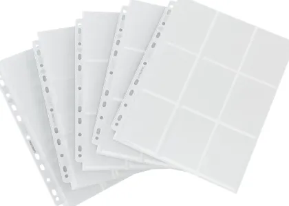 Gamegenic 18-Pocket Sideloading Pages White (50 stuks)