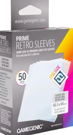 Gamegenic Prime Retro Sleeves (50 stuks)