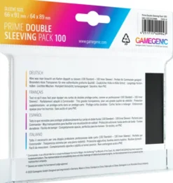 Gamegenic Prime Sleeves Double Sleeving Pack (100 stuks)