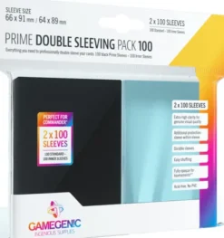 Gamegenic Prime Sleeves Double Sleeving Pack (100 stuks)