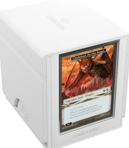 Gamegenic - Sidekick Pro 100+ XL Convertible Deckbox: White