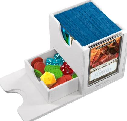 Gamegenic - Sidekick Pro 100+ XL Convertible Deckbox: White