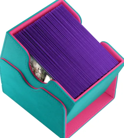 Gamegenic - Sidekick 100+ XL Deckbox: Teal/Pink
