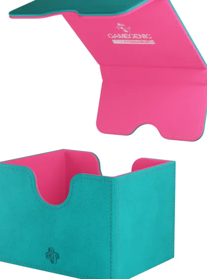Gamegenic - Sidekick 100+ XL Deckbox: Teal/Pink