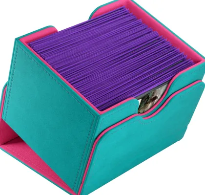 Gamegenic - Sidekick 100+ XL Deckbox: Teal/Pink