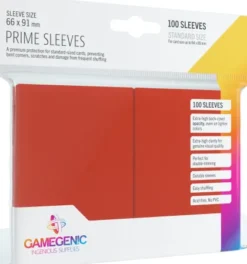 Gamegenic Sleeves Prime Red (100 stuks)