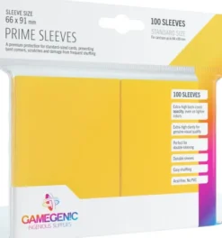 Gamegenic Sleeves Prime Yellow (100 stuks)