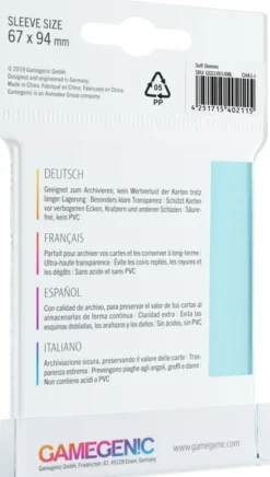 Gamegenic Soft Sleeves (100 stuks)