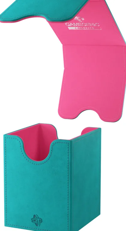 Gamegenic - Squire 100+ XL Convertible Deckbox: Teal/Pink