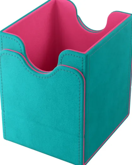 Gamegenic - Squire 100+ XL Convertible Deckbox: Teal/Pink